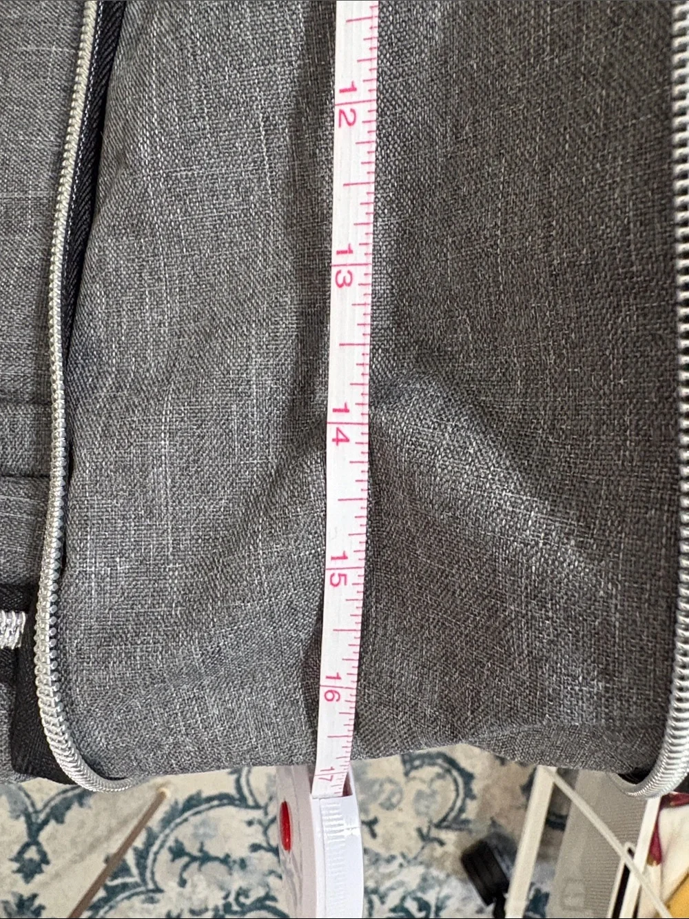 Biaggi Grey Rolling Travel Bag Unisex